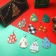 20Pairs Christmas Leather Earrings For Women Lightweight Tree Earrings Leaf Plaid Dangle Earring Faux Leather Teardrop Holiday Earrings For Christmas Party 20Pairs Christmas Leather Earrings For Women Lightweight Tree Earrings Leaf Plaid Dangle Earring Faux Leather Teardrop Holiday Earrings For Christmas Party